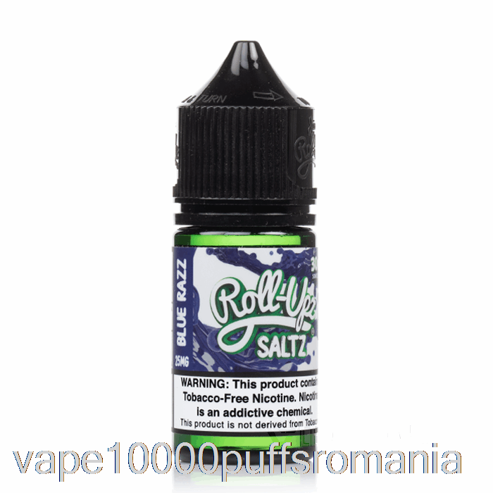 Vape Romania Blue Zmeura - Juice Roll-upz Sare - 30ml 50mg